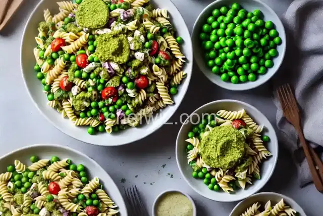Pasta Salad with Peas and Pesto Recipe