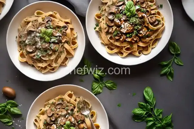 Pasta With Creamy Mushroom Ragù