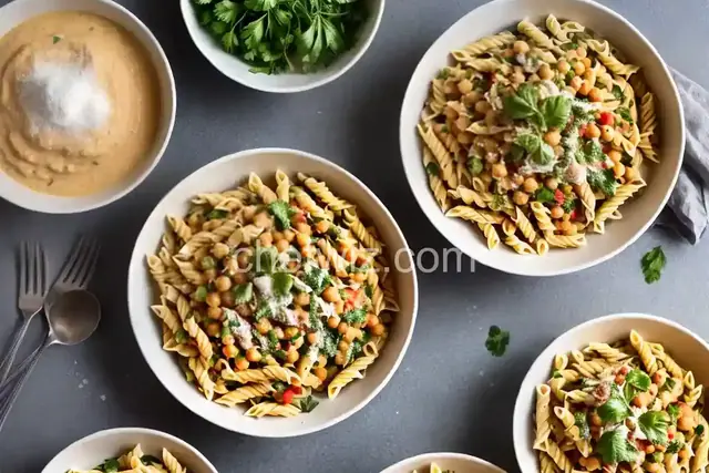 Pasta With Vegan Chickpea Sauce Recipe
