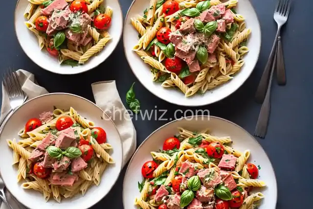 Pasta al Tonno (Pasta With Tomatoes and Tuna) Recipe