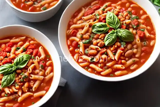 Pasta e Fagioli (Italian Bean and Pasta Soup)