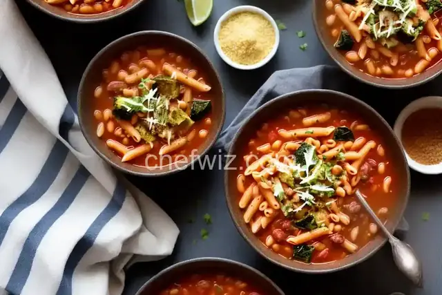 Pasta e Fagioli With Escarole