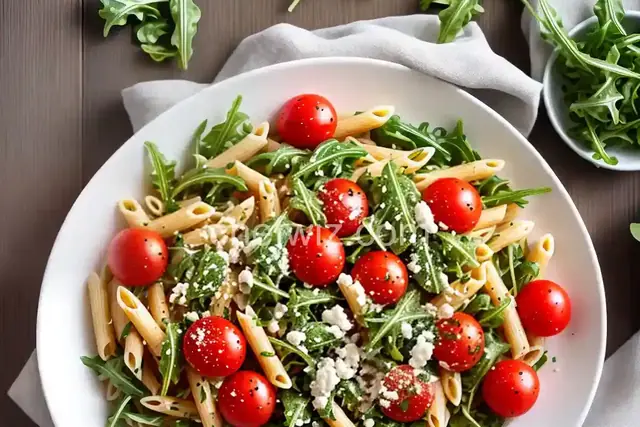 Pasta with Arugula and Tomatoes