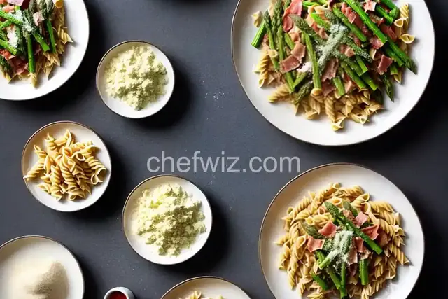 Pasta with Asparagus and Prosciutto