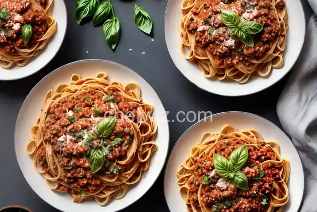 Pasta with Bolognese Sauce