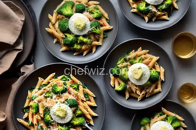Pasta with Broccoli-Spinach Butter
