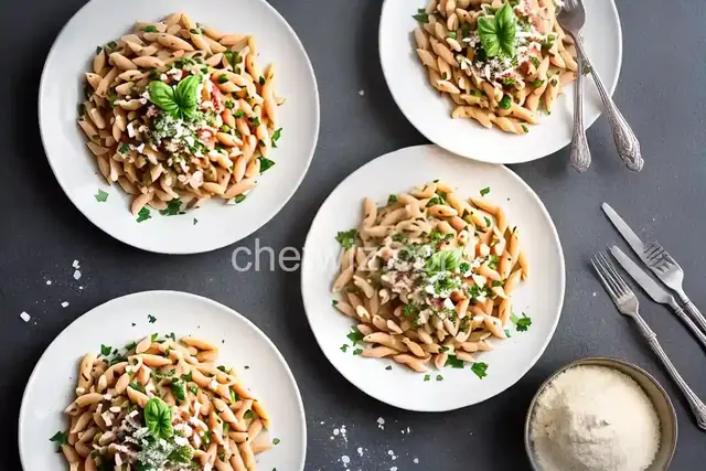 Pasta with Creamy White Beans