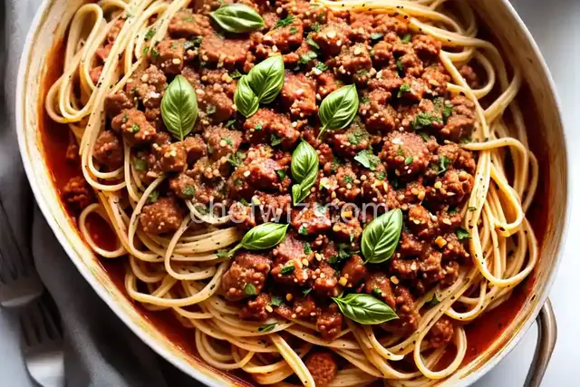 Pasta with Meat Sauce