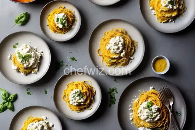 Pasta with Ricotta and Turmeric