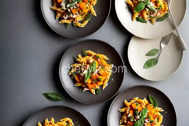 Pasta with Roasted Butternut Squash and Sage