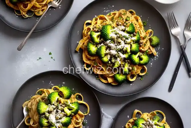 Pasta with Roasted Romanesco and Capers