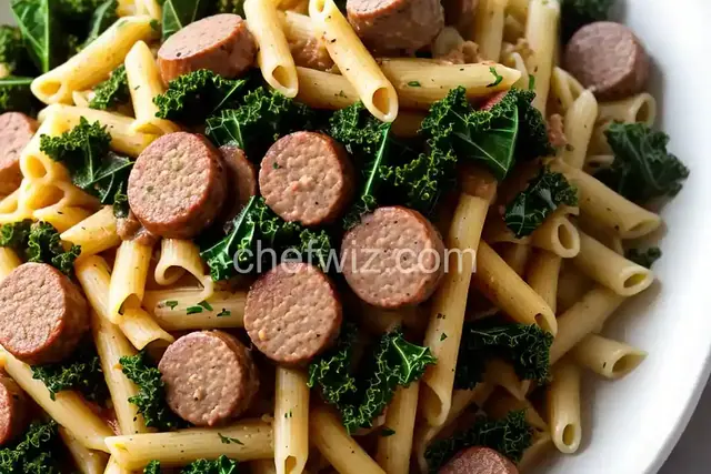 Pasta with Sausage and Kale