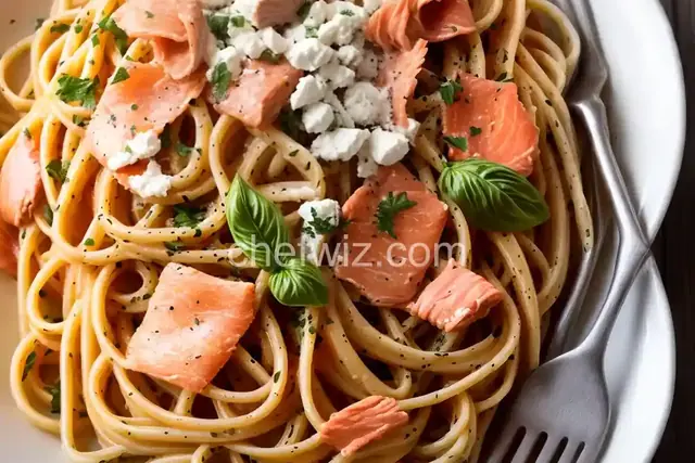 Pasta with Smoked Salmon and Capers
