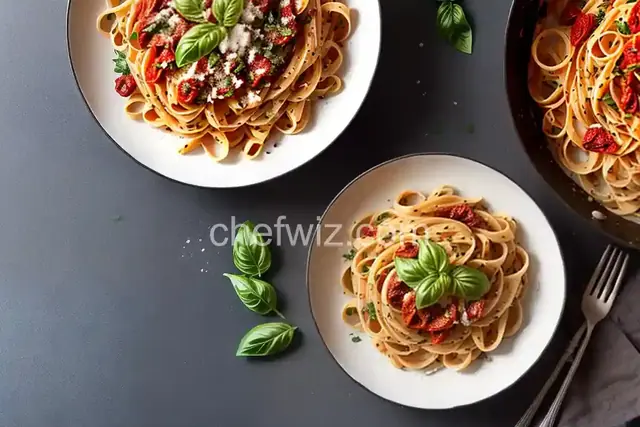 Pasta with Sun-Dried Tomatoes