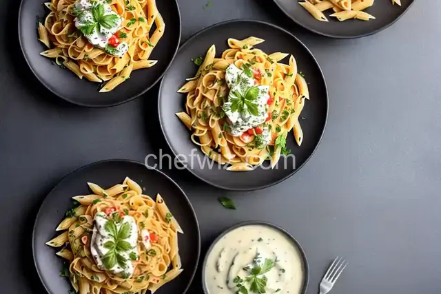 Pasta with Yogurt Sauce