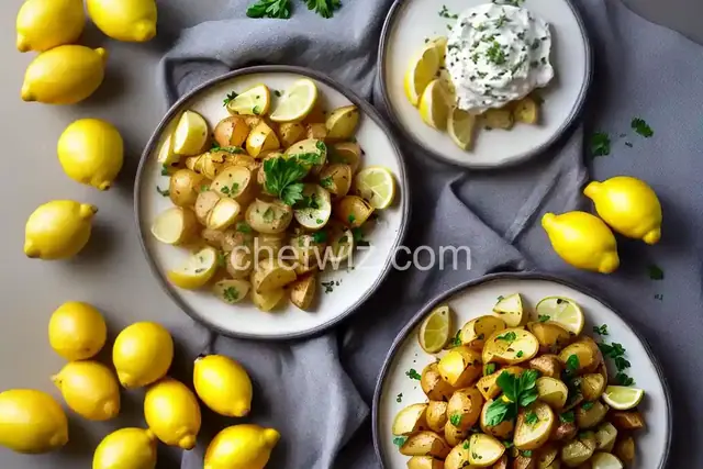 Patates Lemonates (Greek Lemon Potatoes)