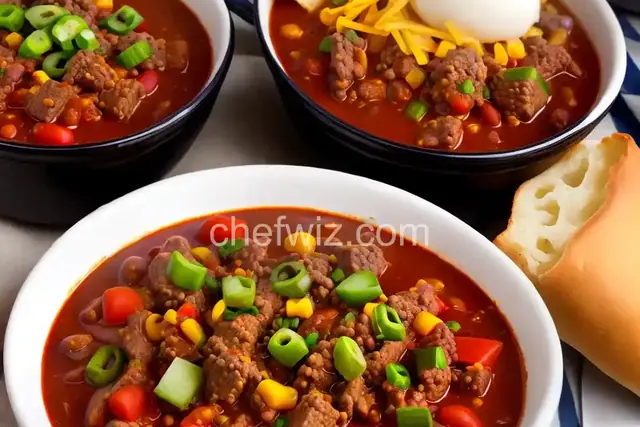 Pat's Famous Beef and Pork Chili