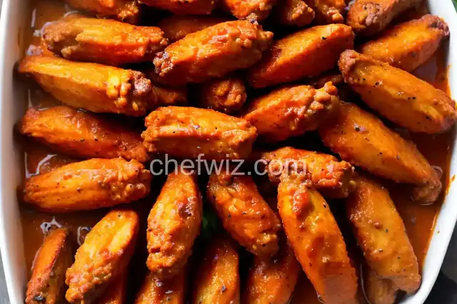 Pat's Spicy Peach Hot Wings
