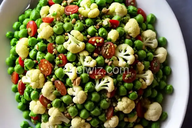 Pea and Cauliflower Salad
