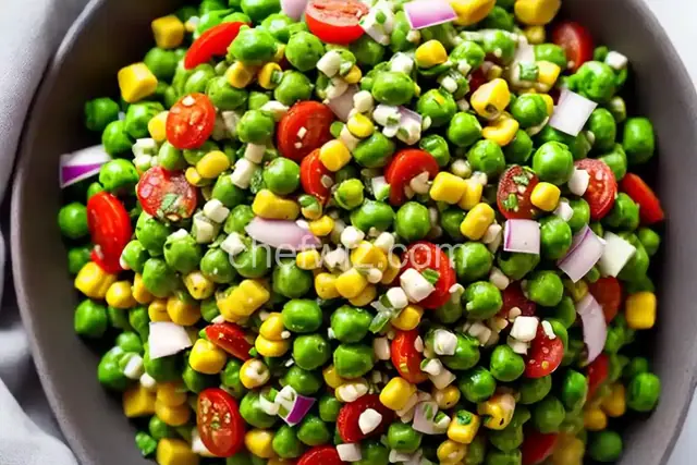 Pea and corn salad