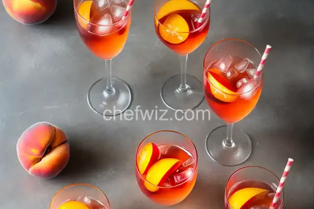 Peach-Aperol Spritz