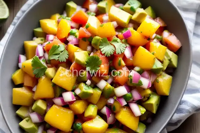 Peach Avocado Salsa