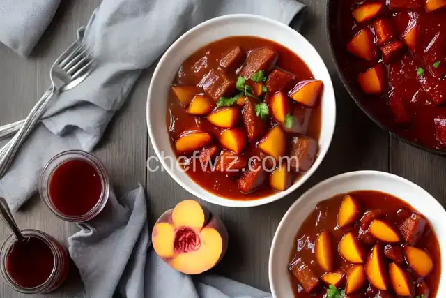 Peach-Bourbon Barbecue Sauce Recipe