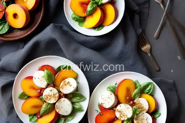 Peach Caprese Salad