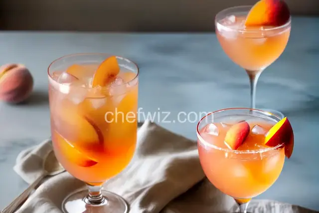 Peach Cobbler Cocktail