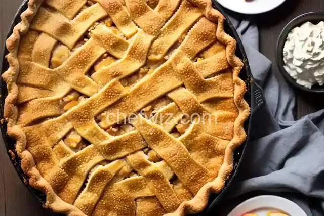 Peach Cobbler Pie