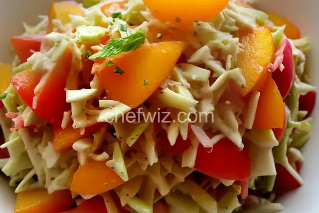 Peach Coleslaw