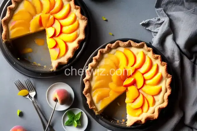 Peach Custard Pie