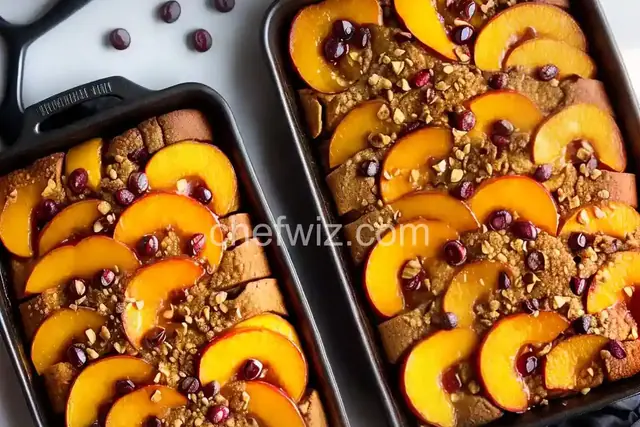 Peach French Toast Bake