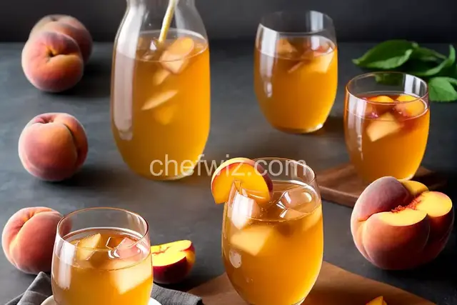 Peach-Ginger Shrub Recipe