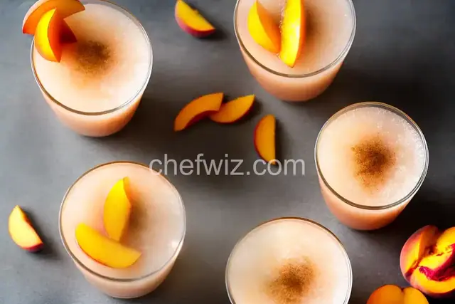 Peach-Ginger Slushie