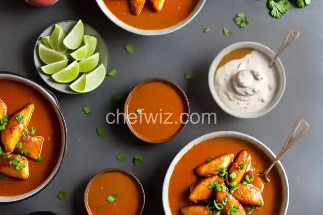 Peach-Mango-Habanero Wing Sauce
