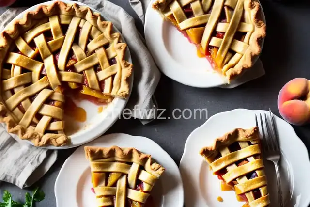 Peach Pie the Old Fashioned Two Crust Way