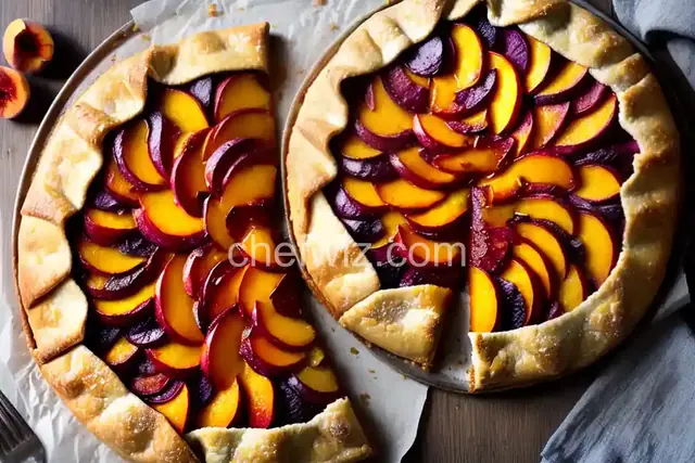 Peach-Plum Galette