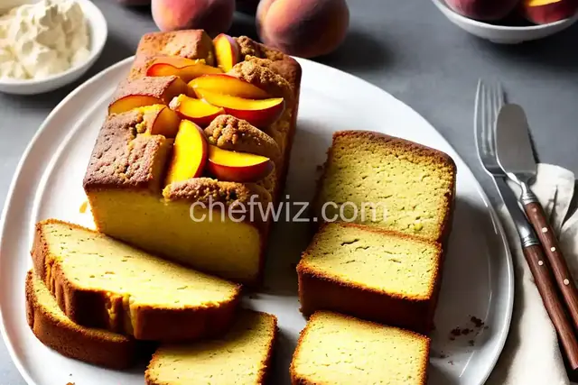 Peach Pound Cake