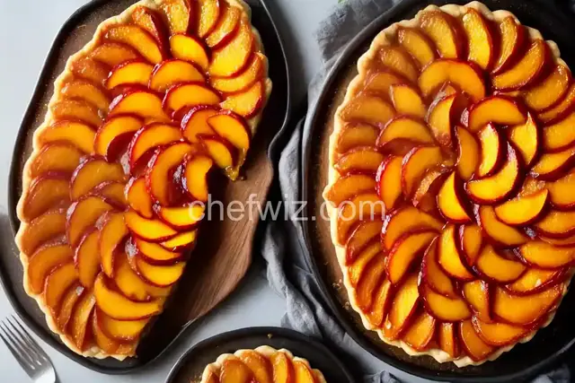 Peach Tarte Tatin
