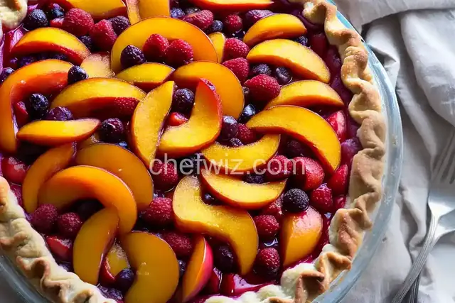 Peach-a-Berry Pie