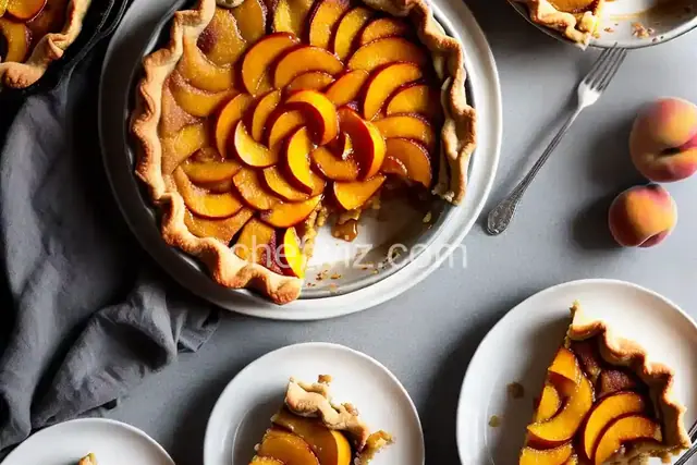 Peach and Brown Butter Skillet Pie