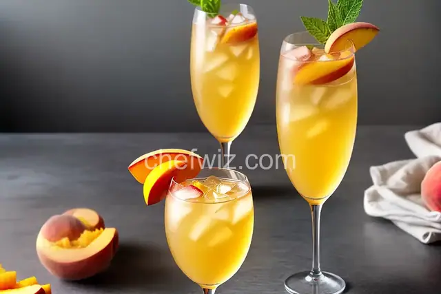 Peach and Mango Spritzer