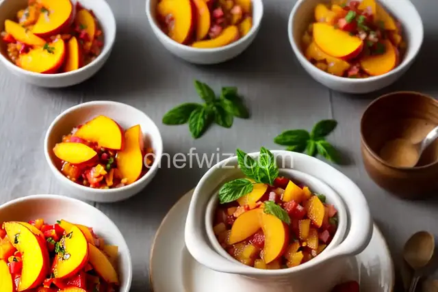Peach and Pepper Relish