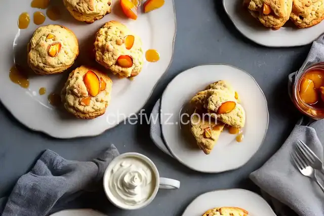 Peaches 'n' Cream Scones