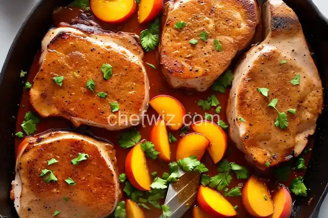 Peachy Pork Chops