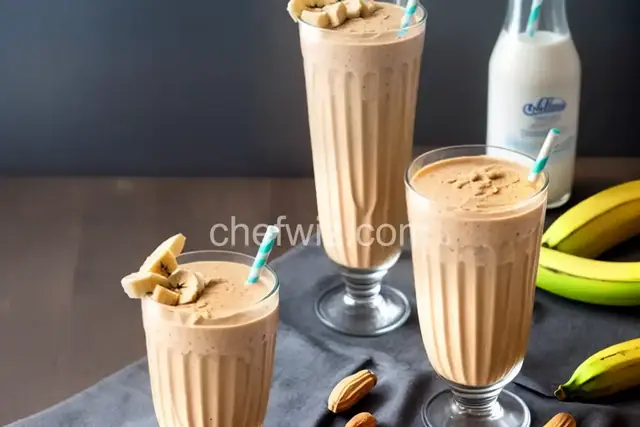 Peanut Butter Banana Milkshake