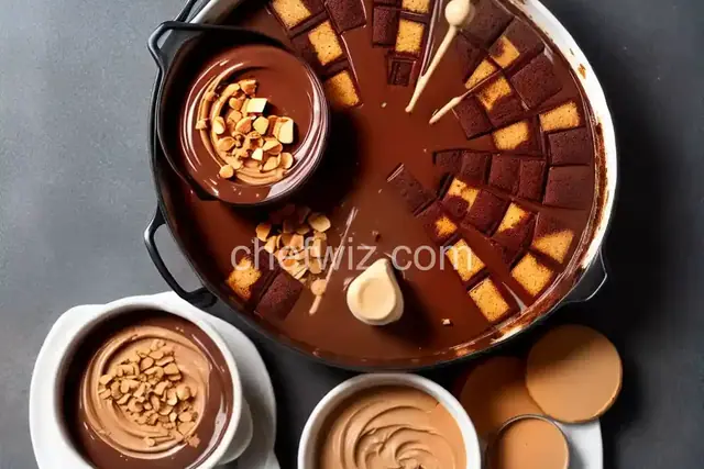 Peanut Butter Chocolate Fondue