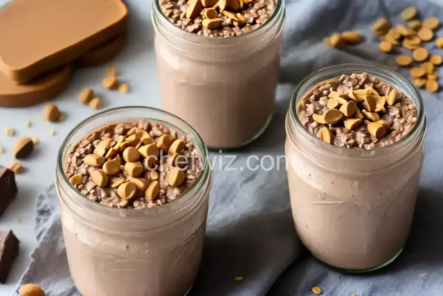 Peanut Butter Chocolate Overnight Oats
