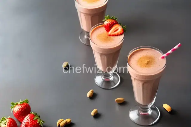 Peanut Butter Strawberry Smoothie